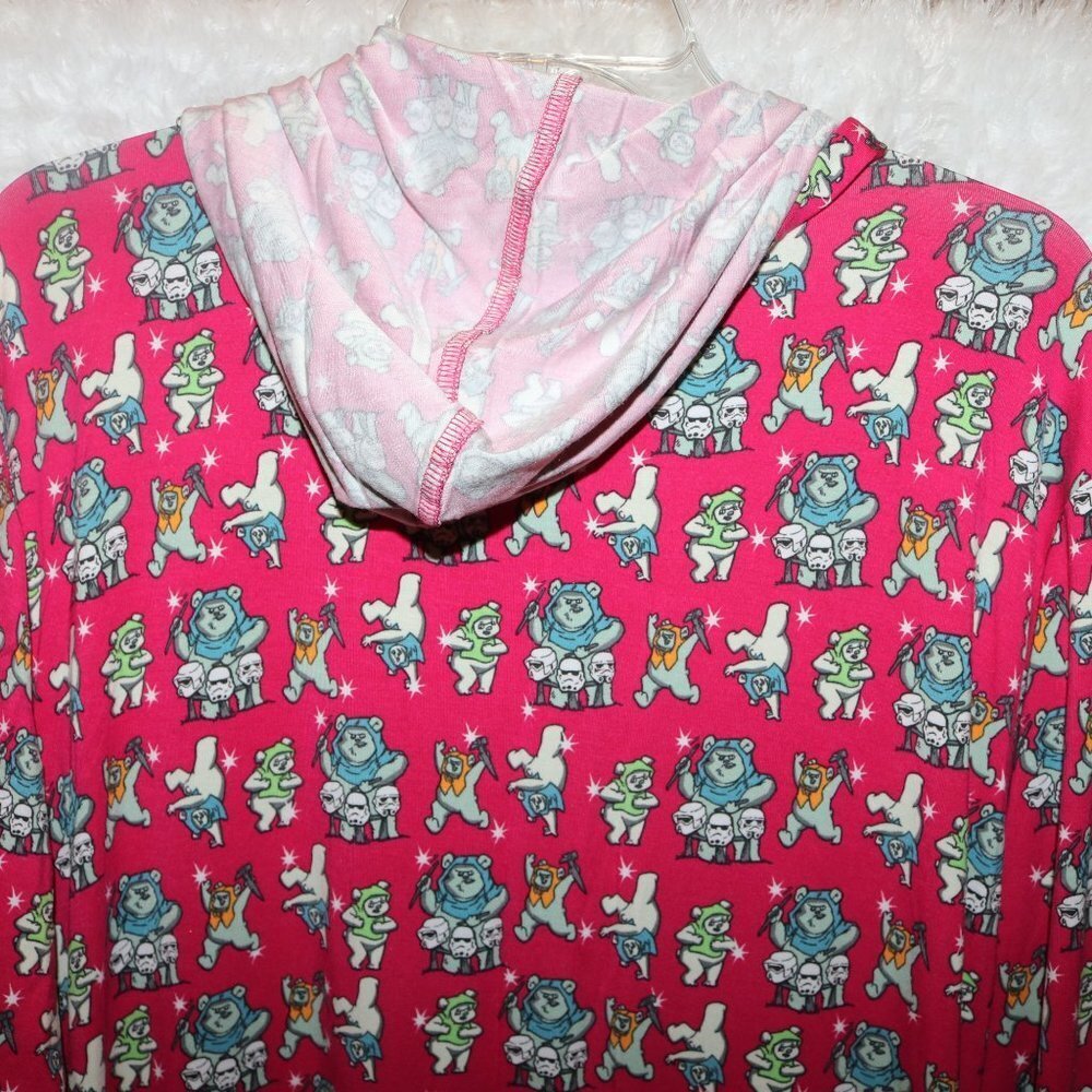 MeUndies Disney Star Wars Ewoks onesie unisex w/hood size M/L NWOT - LAST ONE - Picture 6 of 8